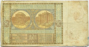 Polska, II RP, 50 złotych 1925, seria X, Warszawa, rzadkie