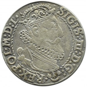 Sigismund III Vasa, sixpence 1624, date dot, Cracow