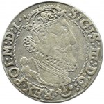 Sigismund III Vasa, sixpence 1624, date dot, Cracow