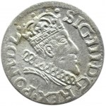 Sigismund III Vasa, 1607 penny, Vilnius, LARGE HEAD OF THE KING