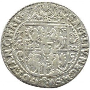 Zygmunt III Waza, ort 1622, Bydgoszcz, PR:M, mit einem Fehler im Umschlag der L.I