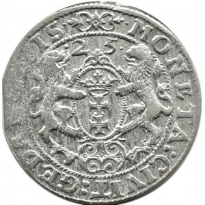 Sigismund III. Vasa, ort 1625 PR:, Gdańsk