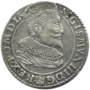 Sigismund III. Vasa, Sixpence 1596, Malbork