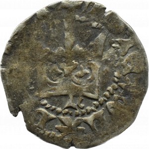 Ladislaus Jagiello, half-penny without date, letter n under crown, Cracow, rarer type