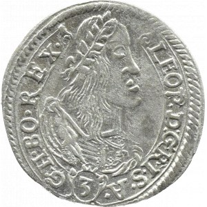 Śląsk, Leopold I, 3 krajcary 1662, Kremnica