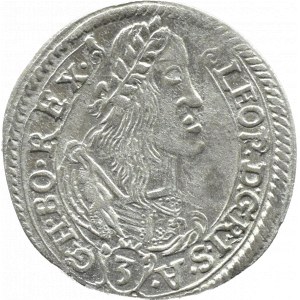 Silesia, Leopold I, 3 krajcara 1662, Kremnica