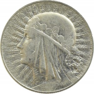 Polska, II RP, Głowa Kobiety, 5 złotych 1932 ze znakiem mennicy, Warszawa