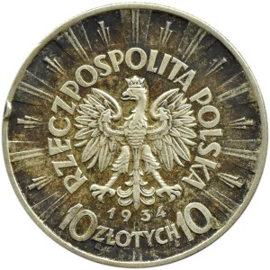 Polen, Zweite Republik Polen, Józef Piłsudski, 10 Zloty 1934, Warschau