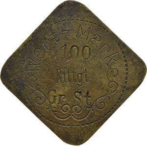 Namyslow (Schlesien), 19. Jahrhundert, Wert-Marke, Dominium Gross Steinersdorf (Namyslow)