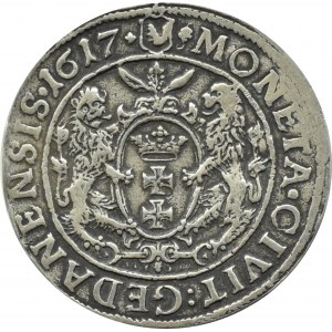 Sigismund III. Vasa, ort 1617, Danzig