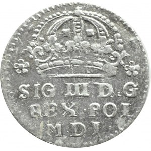 Sigismund III. Wasa, Pfennig 1609, Krakau