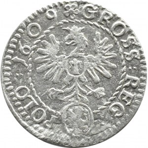 Sigismund III. Wasa, Pfennig 1609, Krakau