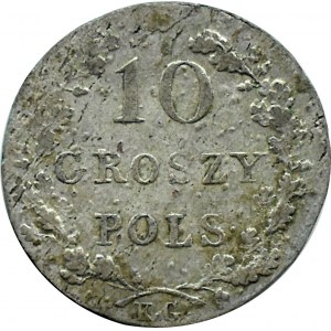 Powstanie Listopadowe, 10 groszy 1831, Warszawa