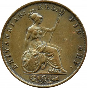 Wielka Brytania, Wiktoria, 1/2 pensa 1855