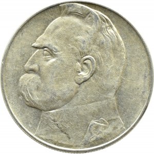 Polska, II RP, Józef Piłsudski, 10 złotych 1937, Warszawa