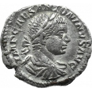 Römisches Reich, Elagabalus (Elagabalus 218-222 n. Chr.), Denar, MARS VICTOR