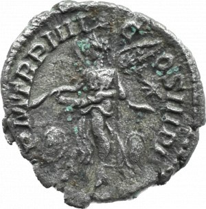 Cesarstwo Rzymskie, Elagabal (Elagabalus 218-222 n.e.), denar, VICTORIA