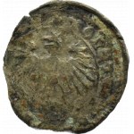 Hungary, Ladislaus Varna, Hungarian denarius 1444, Buda, LADY