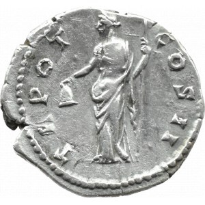 Römisches Reich, Antoninus Pius (138-161 n. Chr.), Denar 139, TR POT COS II