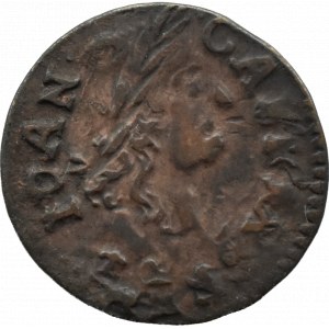 Johannes II. Kasimir, litauischer Schilling (Boratine) 1666, Brest +