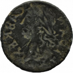 John II Casimir, shellac (boratine), one-sided minting - negative +