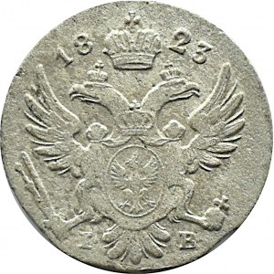 Alexander I, 5 pennies 1823 I.B., rarer vintage, Warsaw