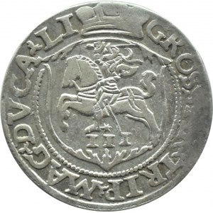 Sigismund II Augustus, Trojak 1564, Vilnius, LI/L