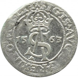 Zygmunt II August, trojak 1563, Wilno, LIT/LI