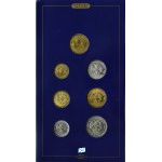 Rosja, lot 6 monet 1996 w etui, 300-lecie rosyjskiej floty, UNC
