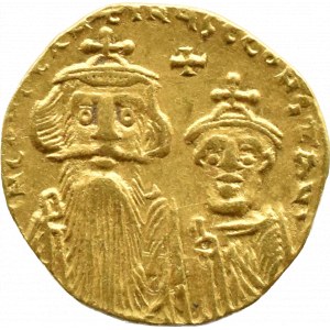 Cesarstwo Wschodnie, Bizancjum, Konstans II i Konstantyn IV (641-668 n.e.), solid Konstantynopol