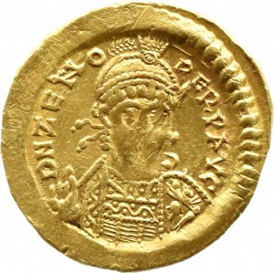 Cesarstwo Wschodnie, Bizancjum, Zenon (474-491 n.e.), solid - Wiktoria, Konstantynopol