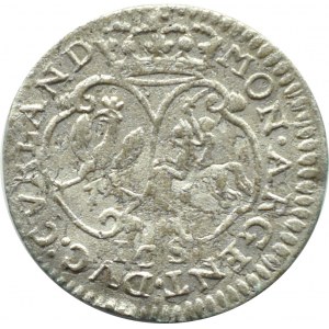Poland, Courland, Ernest Jan Biron, 1763 penny, Mitava