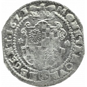 Śląsk, Księstwo Legnickie-Brzesko-Wołoskie, Jerzy Rudolf, ćwierćtalar 1621, Legnica, RZADKI