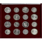 UdSSR, Moskau 80, Flug von Silbermünzen im Originaletui, einfacher Stempel