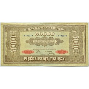 Polen, Zweite Republik, 50000 Mark 1923, Serie I, Warschau