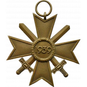 Deutschland, Drittes Reich, Kriegsverdienstkreuz 2. Klasse für 1939 mit Schwertern, Ref. 11- Großmann &amp; Co, Wien