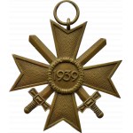 Niemcy, III Rzesza, Krzyż Zasługi Wojennej II klasy za rok 1939 z mieczami, sygn. 11- Großmann & Co, Wiedeń