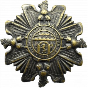 Poland, Second Republic, Badge to Defenders of the Eastern Borderlands, Orlęta number 8543, sig. J. Knedler