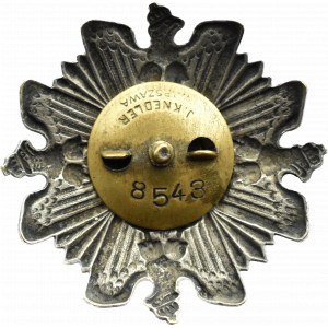 Polen, Zweite Republik, Abzeichen für die Verteidiger der östlichen Grenzgebiete, Orlęta Nummer 8543, sig. J. Knedler