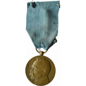 Polen, Zweite Republik, Medaille zum 10. Jahrestag der Wiedererlangung der Unabhängigkeit Polens, sog. oracz (3)