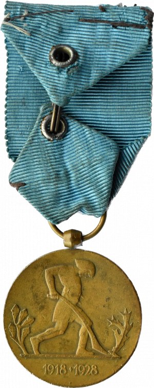 Polska, II RP, Medal 10-lecia Odzyskania Niepodległości Polski, tzw. 