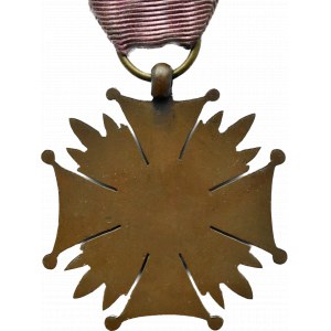 Poland, Second Republic, Bronze Cross of Merit, excerpted by W. Gontarczyk, original ribbon