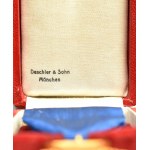 Niemcy, III Rzesza, Krzyż Urzędniczy za 40 lat służby, wersja złota, pudełko