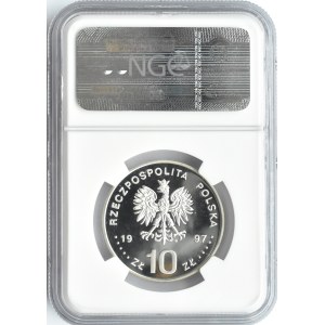 Polska, III RP, Stefan Batory - półpostać, 10 złotych 1997, Warszawa, NGC PF69 ULTRA CAMEO