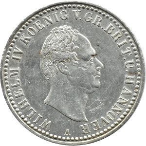 Germany, Hannover, Wilhelm IV, thaler 1837 B, Hannover