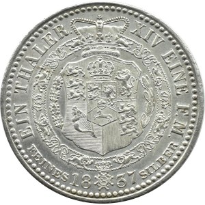 Niemcy, Hannover, Wilhelm IV, talar 1837 B, Hannover