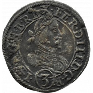 Austria, Ferdynand II, 3 krajcary 1637, Graz