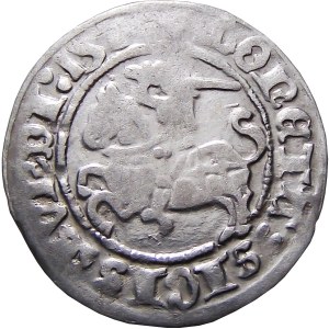Sigismund I. der Alte, halber Pfennig 1514, Vilnius, GANZ und SCHÖN