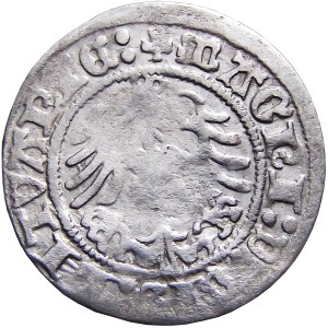 Sigismund I the Old, half-penny 1518, Vilnius, RARE