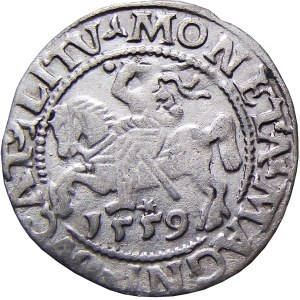 Sigismund II Augustus, half-penny 1559, Vilnius, WHEREAS